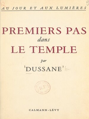cover image of Au jour et aux lumières (1)